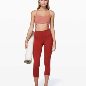 Lululemon Align Crop *21" Cayenne RED Size: 4 Style Number: W6AS8S